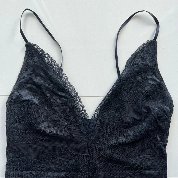 Urban Outfitters Out From Under Black Lace Bodysuit - Picture 2 of 4